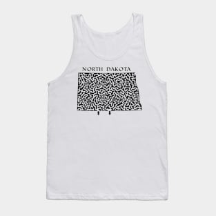 State of North Dakota Maze Tank Top